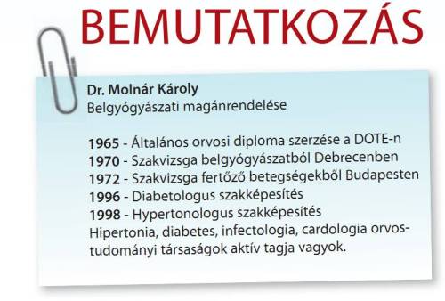 Dr. Molnár Károly, Életfa, partner, egészség